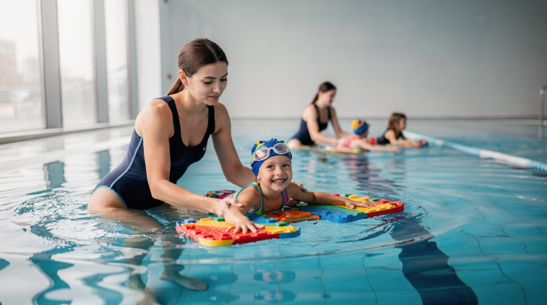 Польза регулярных занятий в детском бассейне для развития ребёнка